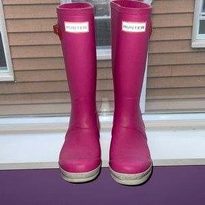 Hunter rain boots for kid size 12